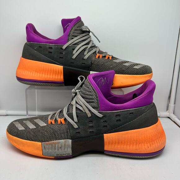 Adidas Shoes Mens 12 Dame 3 All Star Game Basketball Sneaker - Picture 2 of 9